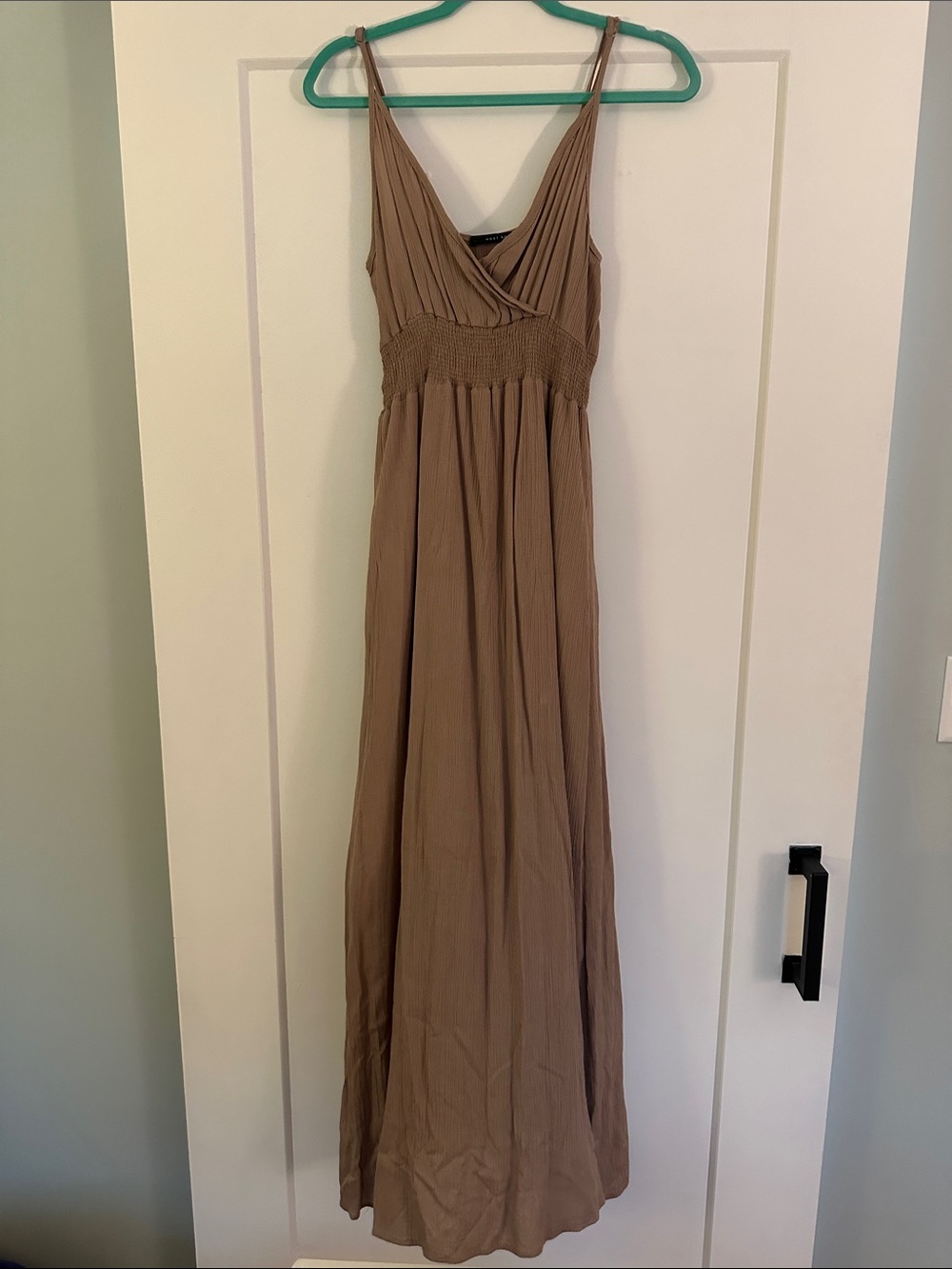 West Kei Sleeveless Maxi Dress in Tan